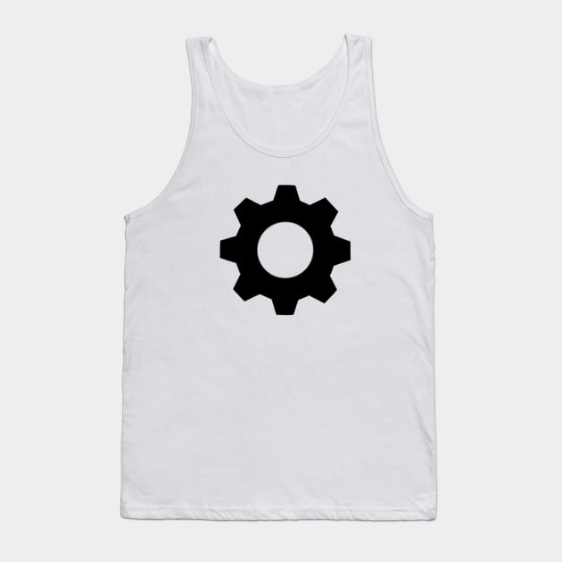 Geared (black) Tank Top by gearedbrand